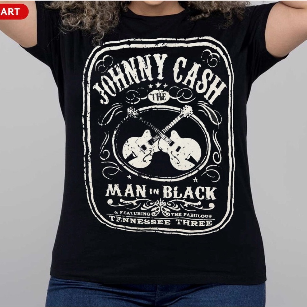 MISSLOOK Johnny Cash Man In Black L/XL
